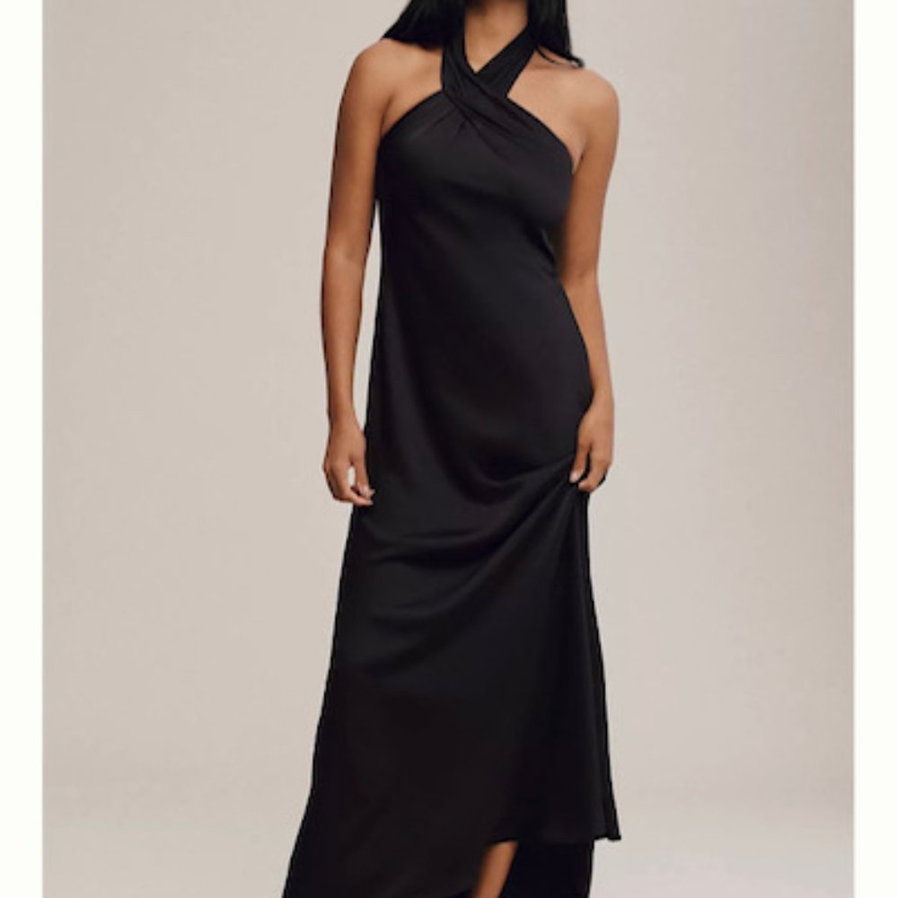 RUBY SATIN CHARMEUSE DRESS